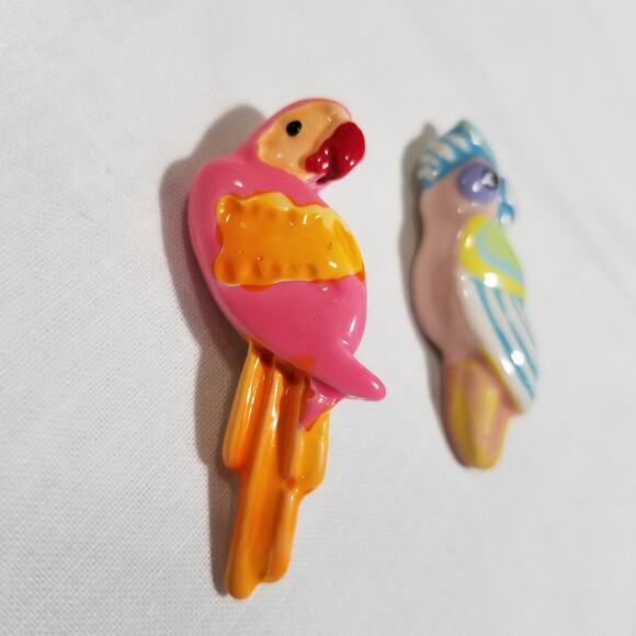 Two Parrot Pins - Picture 6 of 8